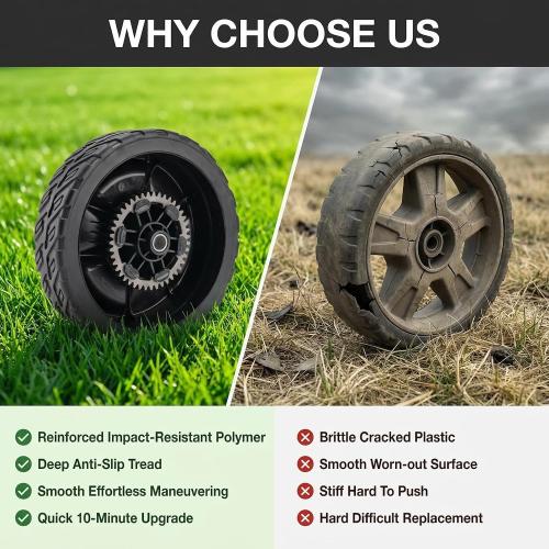 4 Pack 8 Lawn Mower Wheels Kit for Honda HRN216