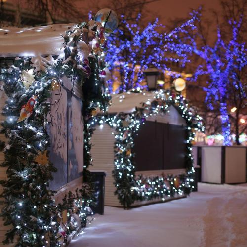 Solar String Lights for Outside, 39Ft 100 LED Solar String Lights Outdoor with 8 Modes Solar Lights for Outside Waterproof for Yard, Fence,Balcony, Party,Christmas Tree Decorations (Cold White)