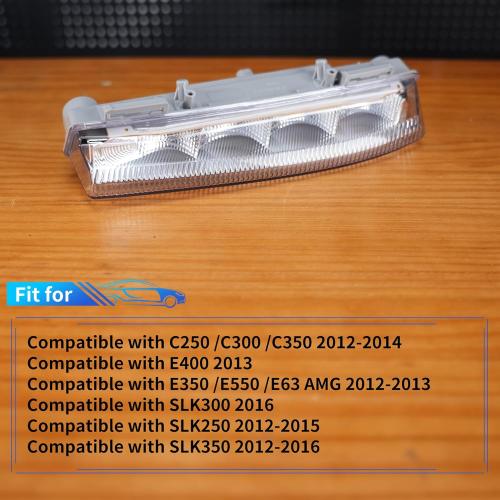 Rldym Fog Light Daytime Running Light DRL A2049068900 for Mercedes Benz C E SLK Class W204 W212 R172 Fog Lamp 2049068900 left and right