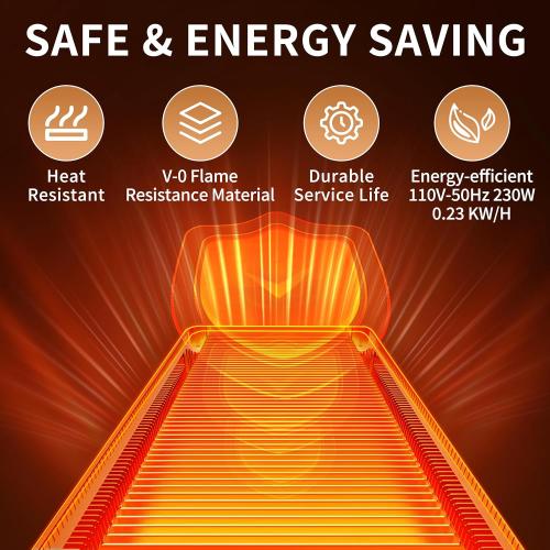 Electric Warming Tray (L 32x12)，Food Warmers for Parties Buffet with Thermostat & Full Surface Heating, Tempered Glass Warming Mat for Food, Temperature Adjustable Gold Handles Food Warming Mat