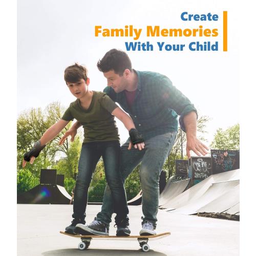 Simply Kids Wrist Guards for Children Youth Toddler Girl Boy - Wristsavers for Bike Skateboard Roller Skating Snowboarding
