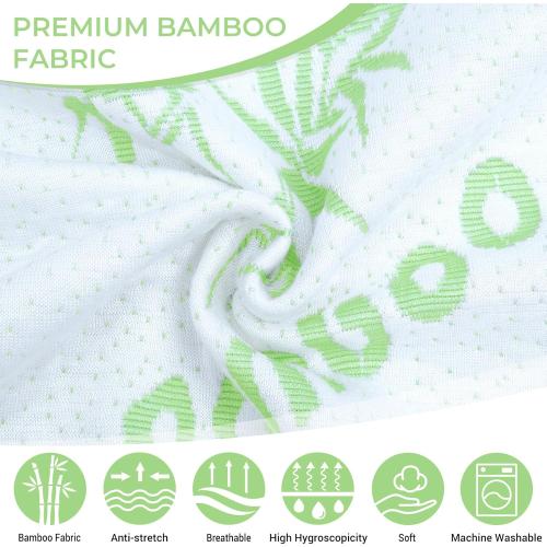 COOLBEBE Cervical Neck Pillows for Pain Relief, 2PCS Foam Neck Support Pillows for Bolster, Neck Roll Pillow for Sleeping and Spine Protecting (2pack)