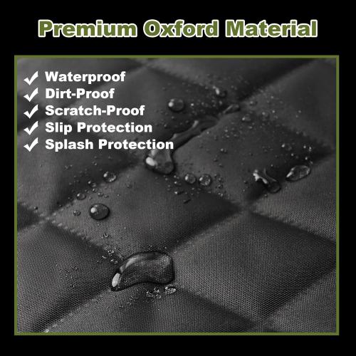 Femuar 2 Packs Car Front Seat Cover for Dogs, Waterproof Pet Car Seat Protector, Nonslip Scratch-Proof Dog Seat Cover for Cars, Trucks & SUVs