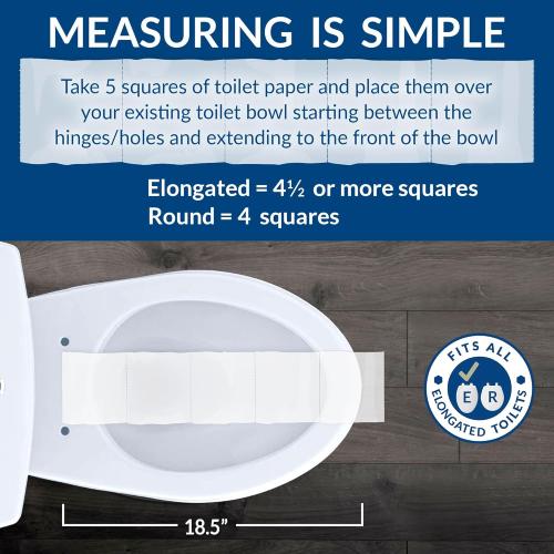 Mayfair NextStep2 Slow-Close Toilet Seat with Built-In Toddler Potty Training Seat, Removable, White, Elongated