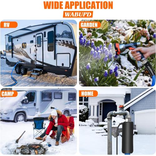 50FT Heated Water Hose for RV,Heated Hose,Anti-freezing Temperature, Great Rv Accessories for Campers, Livestock, Agriculture (50FT)