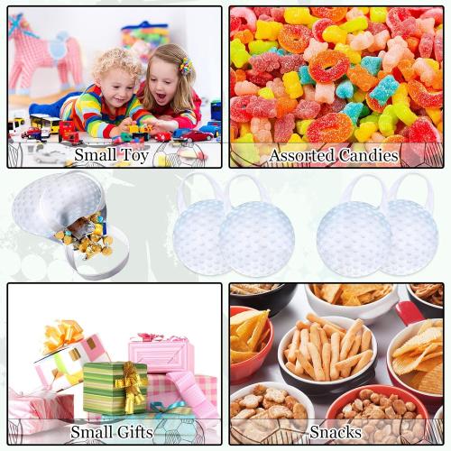 Shihanee 24 Pcs Golf Party Favor Bags Ball Themed Party Non Woven Goodie Candy Bags Sport Game Treat Handbags Golf Gift Handbags for Sports Theme Parties Supplies