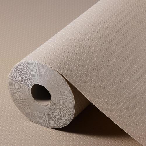 Shelf Liner Non Adhensive,Kitchen Cabinet Drawer Mat Beige 11.8× 59