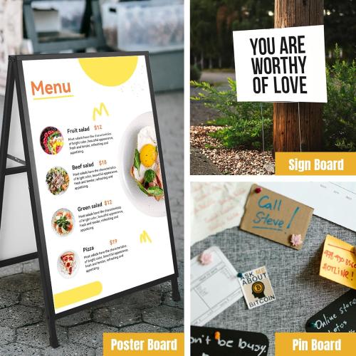 3 Pack White Foam Board 24x36, 0.23 Thick Foam Core Board for Projects, White Poster Board for Painting, Displaying, and Craft Projects