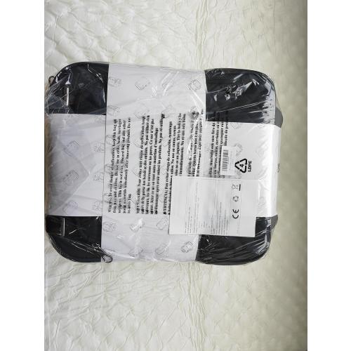 KROSER Carry On Underseat Multi-functional, 16-inch Underseater Lightweight Overnight Suitcase for Men Women, Black