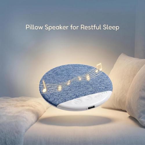 Dream Pillow Speaker, Ultra-Thin Bluetooth Speaker for Side Sleeper, Wireless Under Pillow Speaker for Sleeping