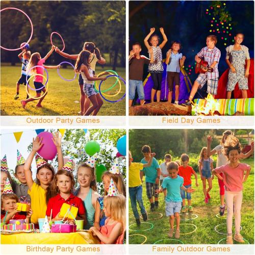 32Pc Potato Sack Race Bags - 32PCS Outdoor Games Sack Race Bags for Adults and Kids,3 Legged Race Bands,Egg Spoon Relay Race,Bean Bag Toss,Party Games for Kids,Field Day Games for Adults
