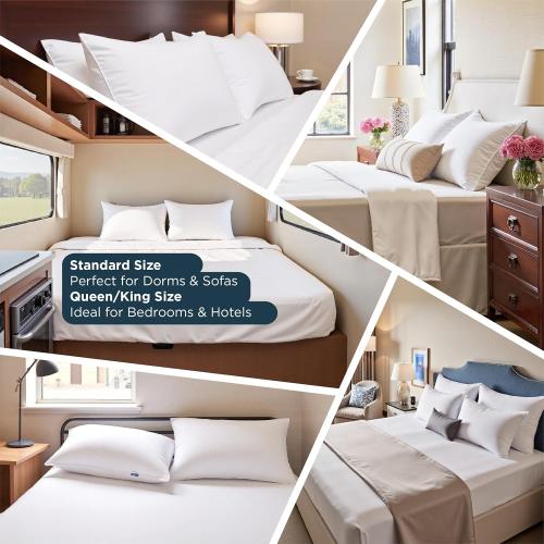 Bedsure King Size Pillows Set of 2 - King Size Bed Pillows 2 Pack for Sleeping, Soft and Supportive, Hotel Quality, Original Down Alternative Filling for Side, Back Sleepers