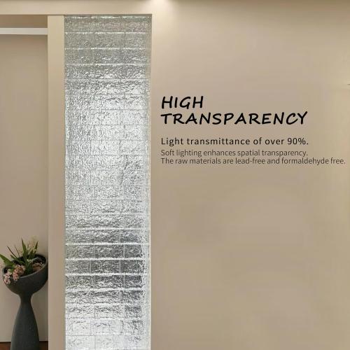 4 Pack-Size 7.9x3.9x2 High Transparency ice Crystal Patterned Rectangular Solid Glass Brick - Used in Building Fields Such as Wall partitions, as Well as for DIY Lighting fixtures, DIY Tables etc.