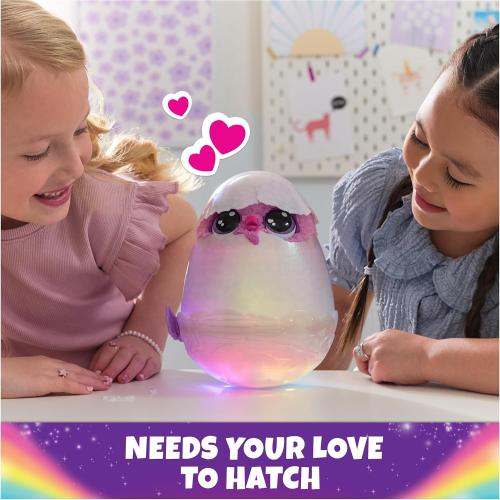 Hatchimals Alive, Mystery Hatch Pufficorn, Surprise Interactive Toy & Egg with Mist, Lights & Sounds (Styles May Vary), Gifts & Stocking Stuffers for Girls & Boys