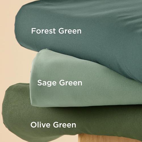 Bedsure Duvet Cover Twin/Twin XL Size - Soft Double Brushed Bedding Set for Kids & Adults, Zipper Closure, 2 Pieces, Includes 1 Duvet Cover (68x90) & 1 Pillow Sham, NO Comforter, Forest Green