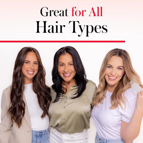 REVLON SmoothStay Coconut Oil Infused Hair Dryer with Diffuser, Blow Dryer with Diffuser and Concentrator Attachment, for Shinier, Smoother, Salon-Quality Hair