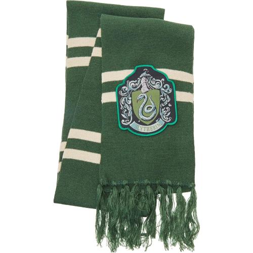 Harry Potter Slytherin Patch Knit Scarf, OSFM, Green