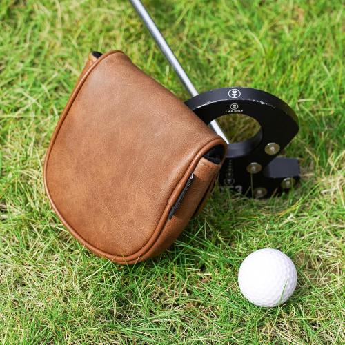 Craftsman Golf Genuine Leather Classic Golf Club Driver Fairway Wood Hybrid Headcovers OZ.1 1i MEZZ.1 MEZZ.1 MAX DF3 Mallet Blade Putter Covers