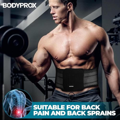 Bodyprox Breathable Back Brace, Back Support Brace for Men and Women.