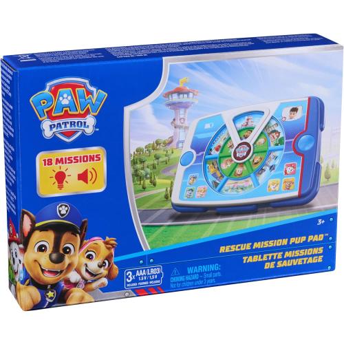 Paw Patrol Academy Rescue Mission Pup Pad, Interactive Toy with Lights, Sounds & Music, Pretend Play Kids Toys for Boys & Girls Ages 3 and Up