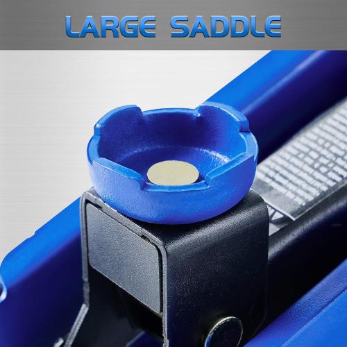 Tonda Floor Jack, Hydraulic Portable Car Jack, 2 Ton (3,800 lb) Capacity, Blue