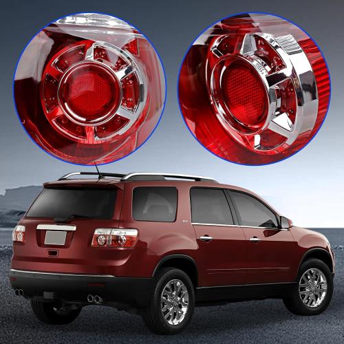 Brake Tail Light for GMC Acadia 2007-2012 - GM2801216 Rear Taillight Assembly for 20912756 and 19419021 - Outer Tail Lamp for Passenger Right Side RH