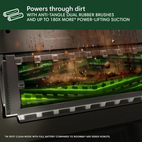 iRobot Roomba Max 705 Robot Vacuum with AutoEmpty Dock, Powerful Suction, Dual Rubber Anti-Tangle Brushes, LiDAR Navigation, Obstacle & Anti-Fall Detection, for Carpet and Hard Floors