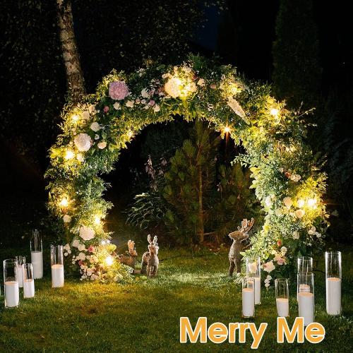 Gold 7.2ft Round Backdrop Stand, Stable Balloon Arch Stand, Metal Wedding Arch Backdrop Stand Circle Backdrop Stand Frame for Wedding, Birthday Party, Baby Shower Decoration (Gold)