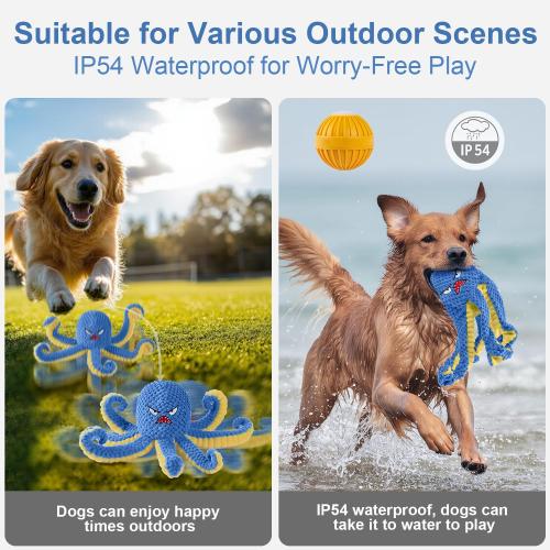 Interactive Dog Toys Octopus to Keep Them Busy(Blue)
