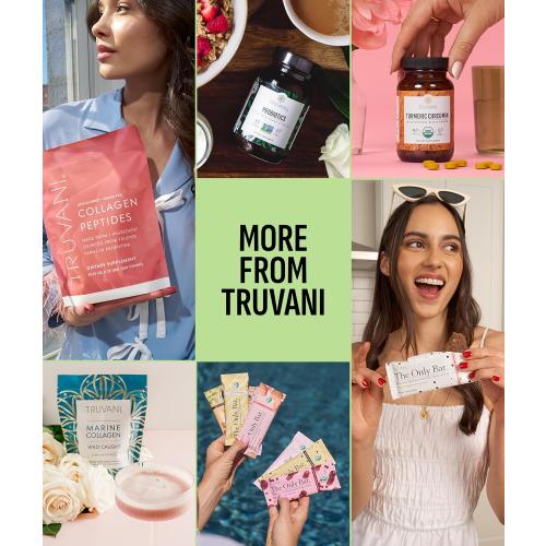 Truvani Vegan Pea Protein Powder | Matcha | 20g Organic Plant Based Protein | 1 Serving | Keto | Gluten & Dairy Free | Low Carb | No Added Sugar