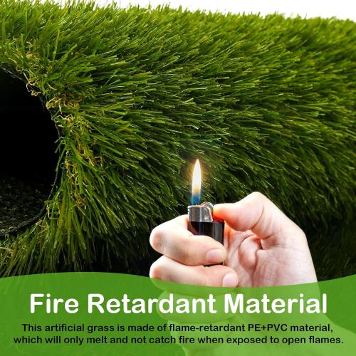 Artificial Grass Outdoor, 5x8 Ft Realistic Artificial Turf Grass Rug, Large Fake Grass for Dogs Indoor Outdoor Garden Lawn Landscape Patios Decoration