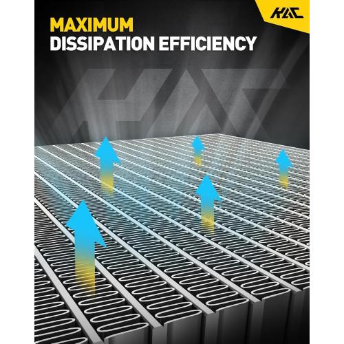 KAC Aluminum Complete Radiators Assembly for Crown Victoria 2006-2011, Town Car 2006-2011, Grand Marquis 2006-2011, Radiators for Cars Radiators Replace OEM#CU2852