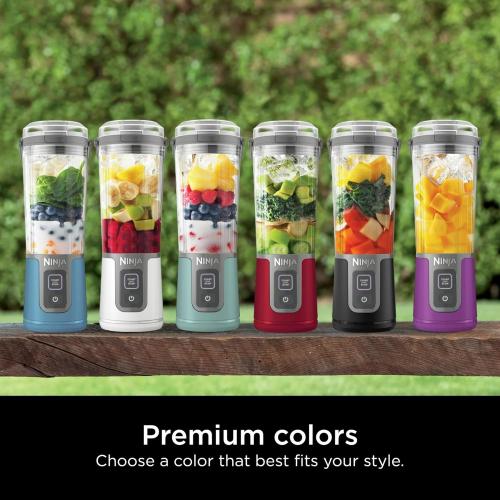 Ninja Blast 16 oz. Personal Portable Blender with Leak Proof Lid and Easy Sip Spout, Perfect for Smoothies, Cordless, USB-C Rechargeable, Dishwasher Safe Parts (Renewed) (Forest Green)