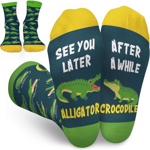 Sloth Capybara Llama Duck Flamingo Goat Frog Cow Penguin Bee Dinosaur Alligator Shark Horse, Animals Christmas Socks