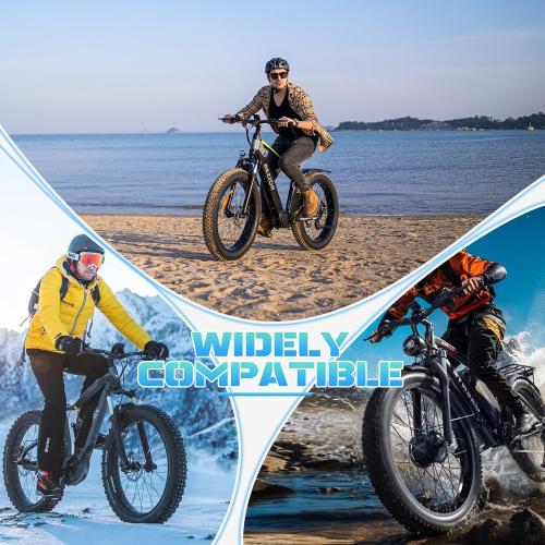 WEEROCK Inch Bike Fat Tires, 20/26 x 4.0in E Bike Snow Tire with/Without Inner Tubes, Off-Road Tread Heavy Duty Foldable Replacement for 20 Electric Bike, Fat MTB Tire Snow Bikes ‼️product comes with mild dust‼️