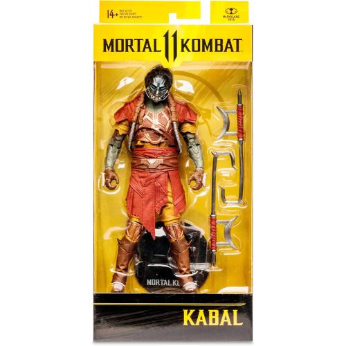 McFarlane Toys - Mortal Kombat 7IN Figures WV10 - KABAL (Rapid RED)
