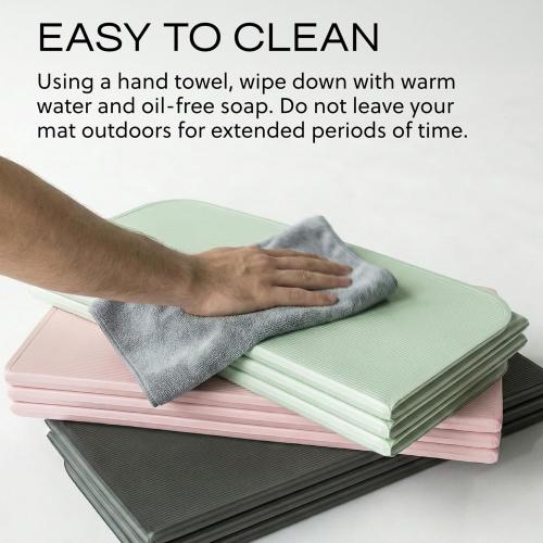 Stakt The Original Foldable Yoga Mat, Premium Foldable Exercise & Workout Mat with Non-Slip Surface, Lightweight Portable for Studio or Home Use, As Seen on Shark Tank