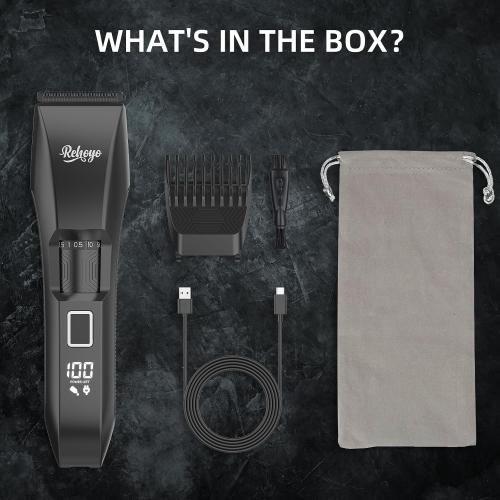 Beard Trimmer for Men Adjustable: Professional Cordless Trimmer with 20-Length Dial – Waterproof Hair Clippers w/Stainless Steel Blades for Beard, Mustache & Face Grooming – Gifts for Dad & Him