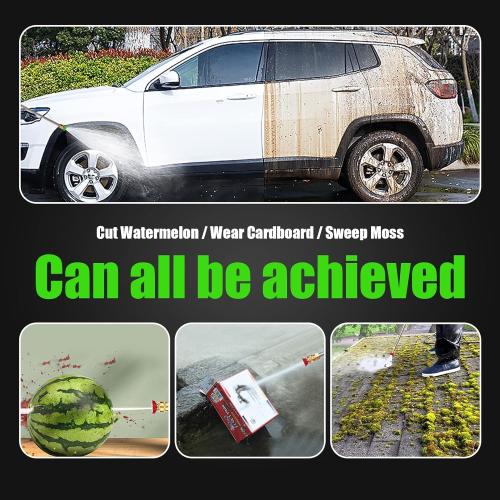 4800PSI Electric Pressure Washer- 3.8GPM High Power Washer with 33FT Hose Reel, 4 Spray Tips and Soap Bottle for Car Washing, Fence Cleaning, Patio Maintenance（Upgraded） (Green)