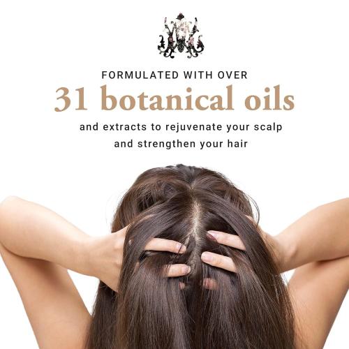 Neverfall (50ml) | Revitalizing Scalp Oil With Green Tea and Argan Oil for Hair Regrowth | Pre-Shampoo Haircare to Help Reduce Hair Loss and Promote Hair Growth for Women and Men