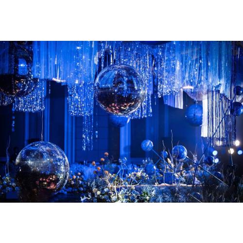 12 Disco Ball Mirror Ball Disco Party Decoration Stage Light Dj Light Effect Home Business Christmas Display Decoration Silver