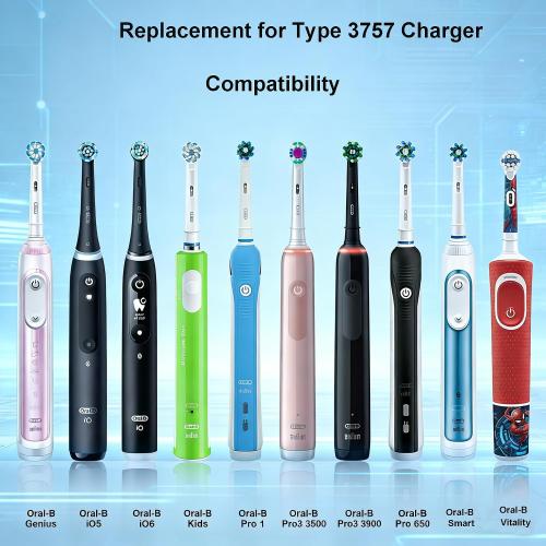 Charger Base Replacement for Braun Oral-B Electric Toothbrush io4 5 6