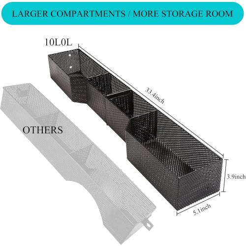 10L0L Golf Cart Front Inner Storage Utility Basket for 2000-up Club Car DS& Precedent, Dash Storage Box Tray Organizer