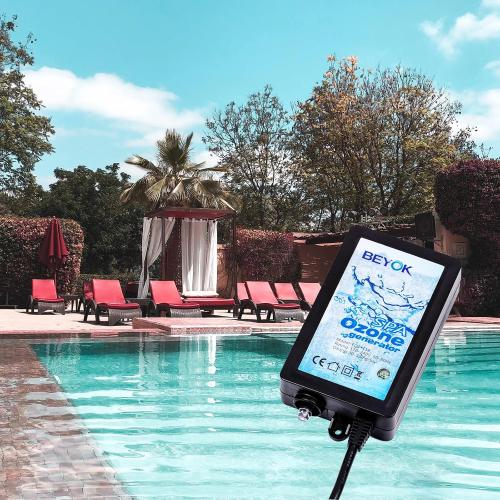 Ozone Generator for Cold Plunge, Spa Ozone Generator, Hot Tub Ozone Generator for Home, 50mg/h, FQT-118