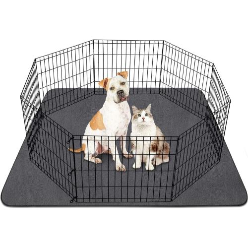 SIWA MARY Washable Pee Pads for Dogs, 48x48 Reusable Pee Pads Non-Slip Dog Pee Pads Heavy Absorbency Puppy Pee Pads Quick Dry Whelping Pads/Waterproof Puppy Training Pad for Playpen, Crate, Floor