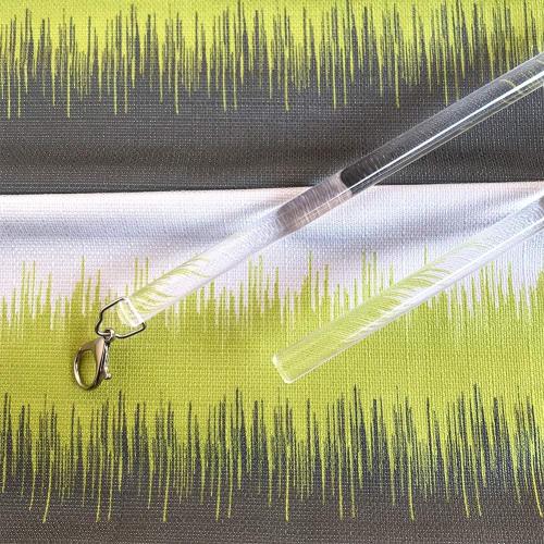 2 Pack 36 Inch Universal Drapery Pull Rod Invisible Clear Curtain Wand for Easier Opening and Back (Acrylic, 36)
