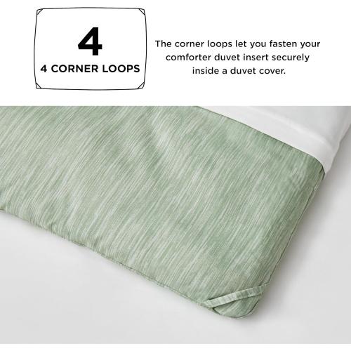 Bedsure Oversized King Comforter Set - Celadon Green Soft Bedding for All Seasons, Cationic Dyed Bed Set, 3 Pieces, 1 king Size Comforter and 2 Pillow Shams (20x26 2)