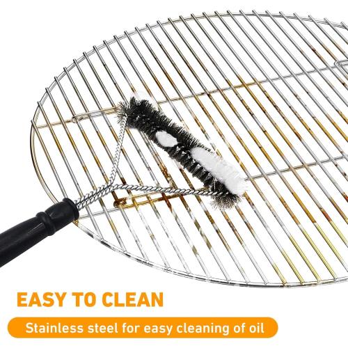 only fire Stainless Steel Cooking Grate BBQ Cladding Rod Cooking Grate for Grill, Fire Pit,