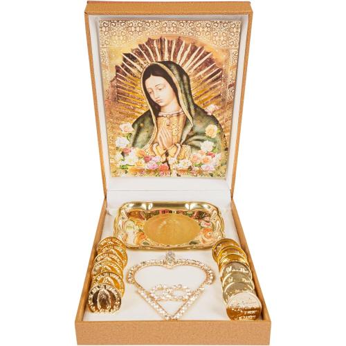 Nuestra Fe Arras para boda catolica Handmade in Mexico - Arras de boda catolica - perfect for lazo para boda catolica - monedas de boda - mexican arras - wedding coins catholic arras - wedding lasso