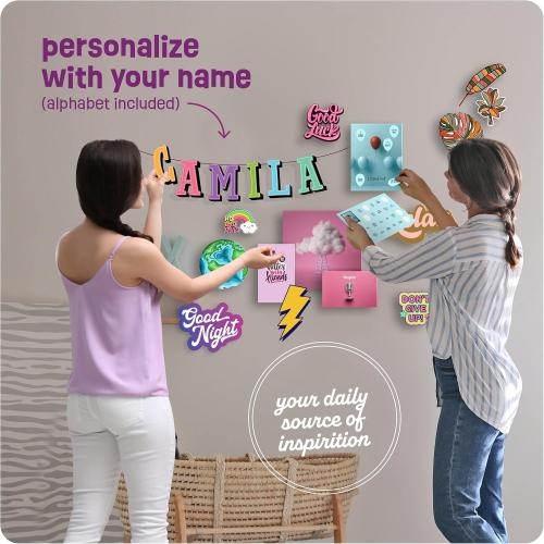 Pretty Me Wall Collage Kit for Teen & Tween Girls - Arts Craft Easter Gift Ideas for Age 11, 12,13, 14, 15, 16 Year Old Girl - Birthday Gifts for Teenage Bedroom Decor - Teens Creative Crafts Kits